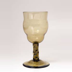A set of six wine glasses-194
