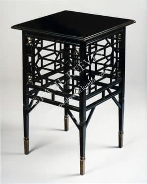 An ebonised occasional table-0