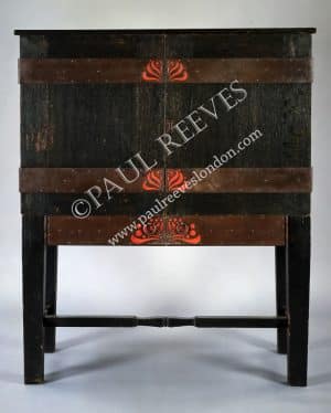 An oak secretaire by C.R.Ashbee-0