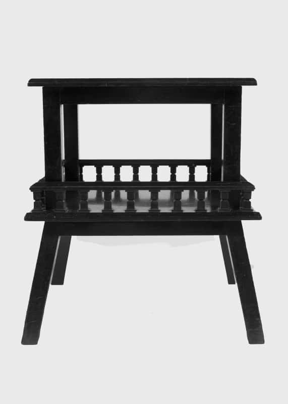  An ebonised table-0 