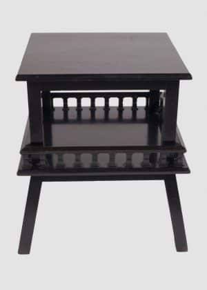 An ebonised table-691