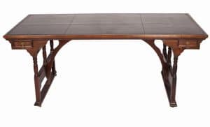 A rare walnut writing / library table-723