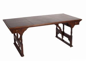 A rare walnut writing / library table-720