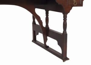 A rare walnut writing / library table-725