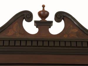 A green stained corner cabinet -909