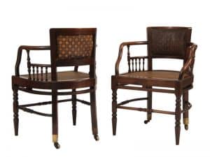 A pair of chairs -1122
