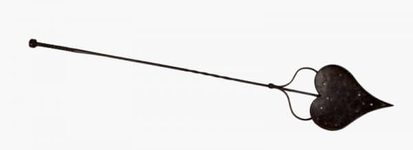  An Arts and Crafts wrought iron chestnut roaster-0 