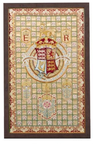 A fine silk and goldwork embroidery