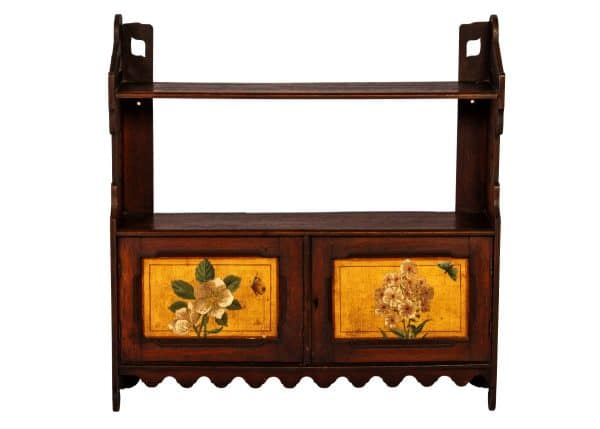  A Henry Capel art furniture painted hanging cabinet 