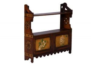 A Henry Capel art furniture painted hanging cabinet