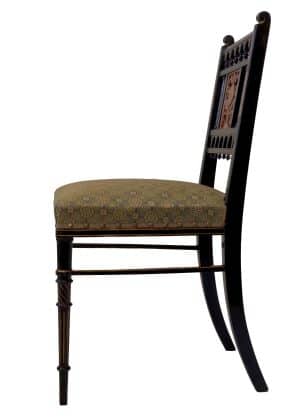 Gillows Aesthetic Movement chair - side view