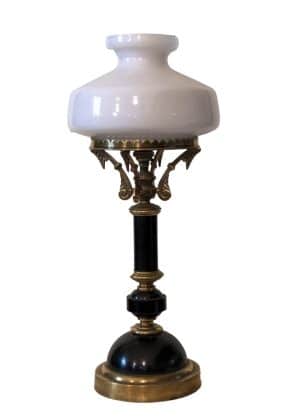 A Gothic Revival table lamp