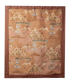 'Qui Bien Aime Tard' A rare William Morris embroidery