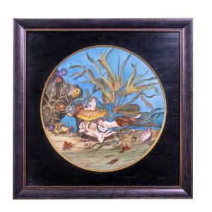 'The Underworld' A porcelain plaque